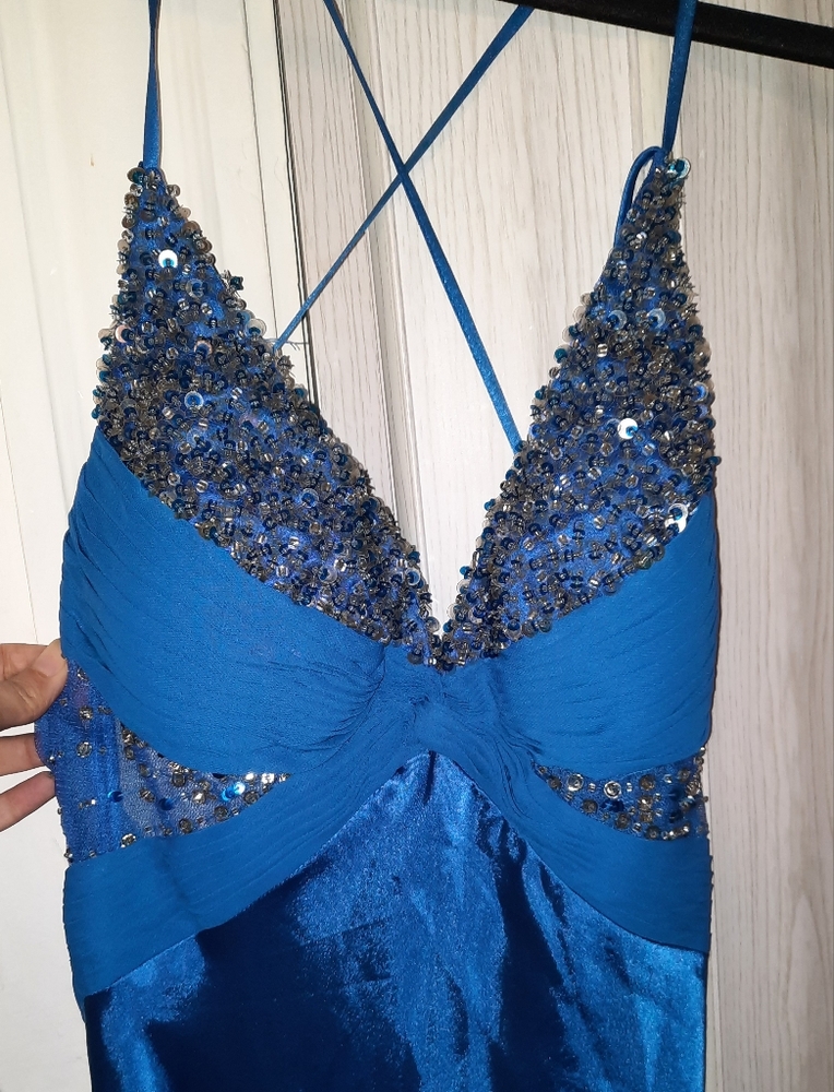 Satin prom dress never worn